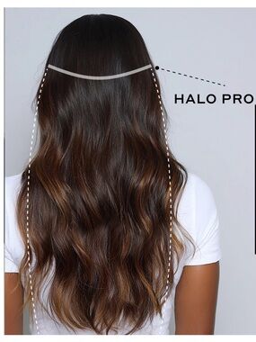 Bellami HALO PRO ExTENSIONS KIT, DARK HONEY COCOA #2/6 HIGHLIGHT